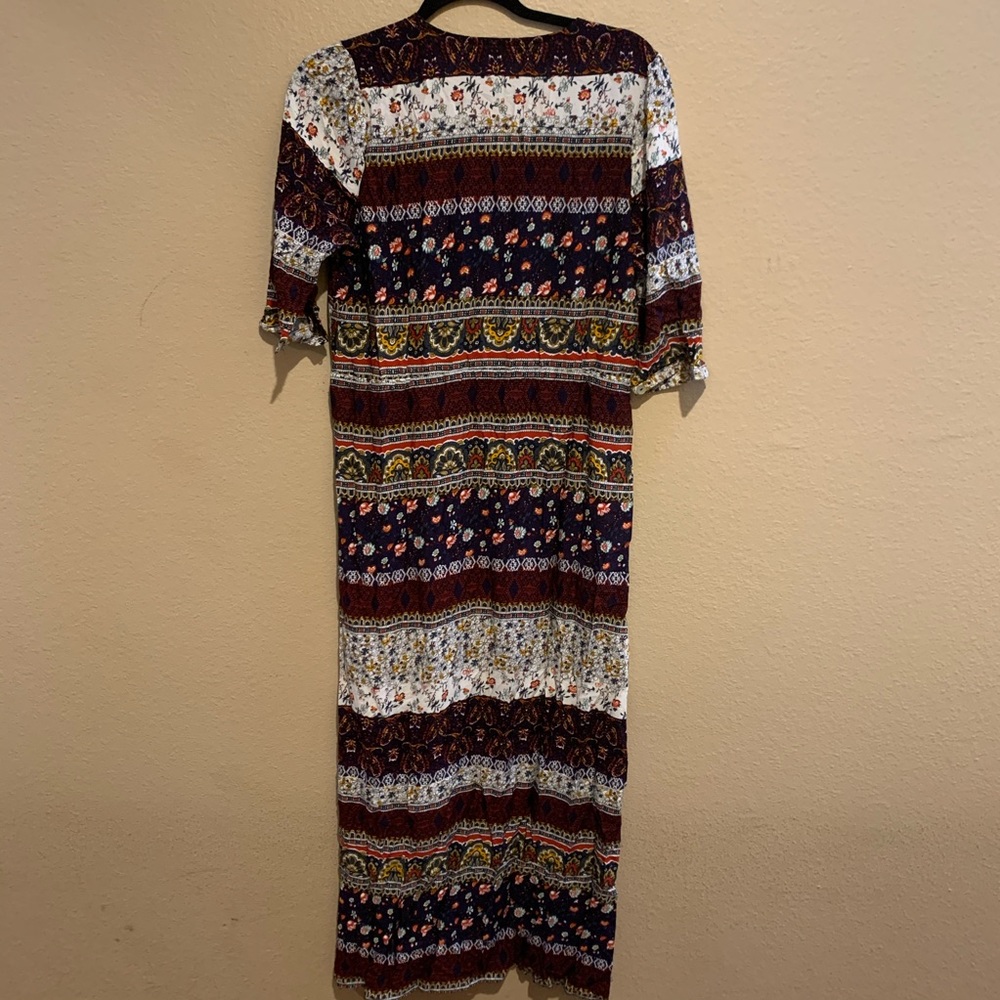 Boho Patterned Maxi Dress - Picture 6 of 8